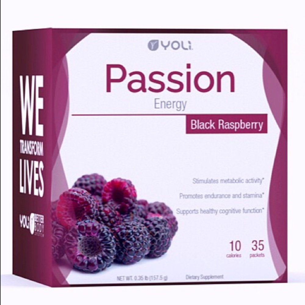 ⚡️YOLI PASSION BLACK RASPBERRY Drink 30 Packets⚡️